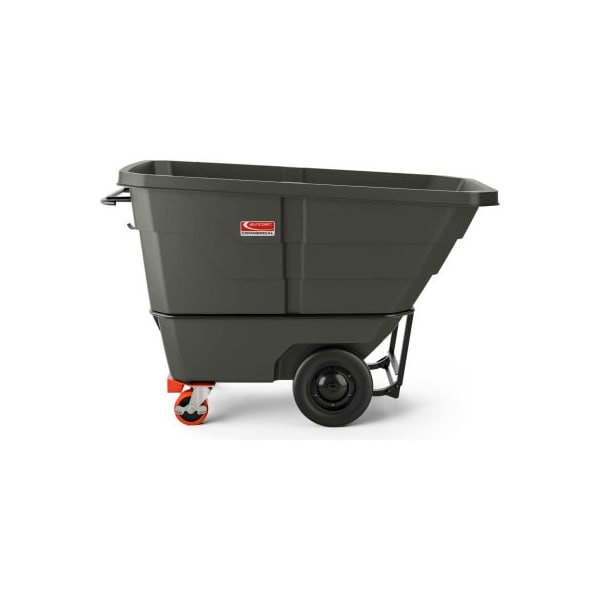 Suncast Suncast Towable/Forkliftable Heavy Duty Plastic Tilt Truck, 1 Cu. Yd. Cap, 2200 Lbs. Cap, Black RMTTHD100 - main